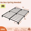 Twin Size/Full Size/Queen/King Size Bed Frame, 6"/8"/14 " High Platform Bed Frame, w/Storage Space, Heavy Duty Steel Slat Support - 2 of 4
