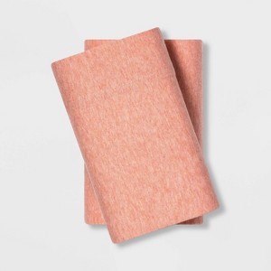 King Tencel Jersey Blend Pillowcase Set Dark Peach - Project 62 + Nate Berkus , Dark Pink