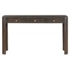 Polibi Curved Edge Console Table with 3 Hidden Drawers - 3 of 4
