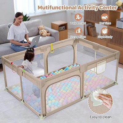 Pro Goleem Baby Playpen, 71"×47" Play Pens for Babies and Toddlers