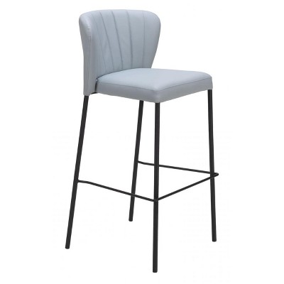 Zuo Linz Barstool (Set of 2) Gray