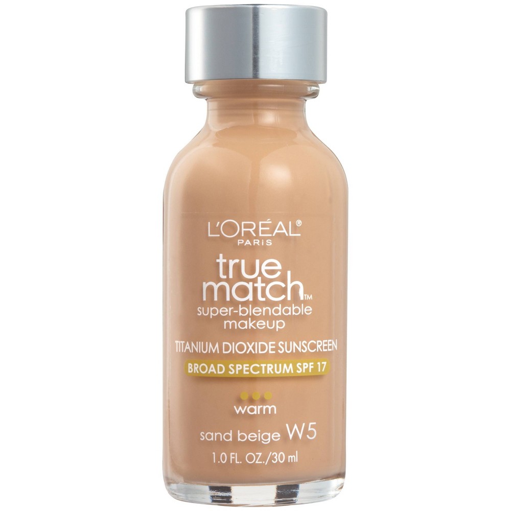 UPC 071249078648 product image for L'Oreal Paris True Match Super-Blendable Foundation Makeup with SPF 17 - W5 Sand | upcitemdb.com