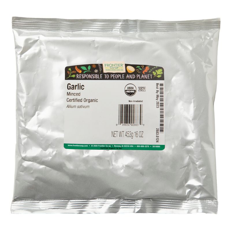 Frontier Co-op Organic Minced Garlic, 16 oz (453 g), 2 of 3