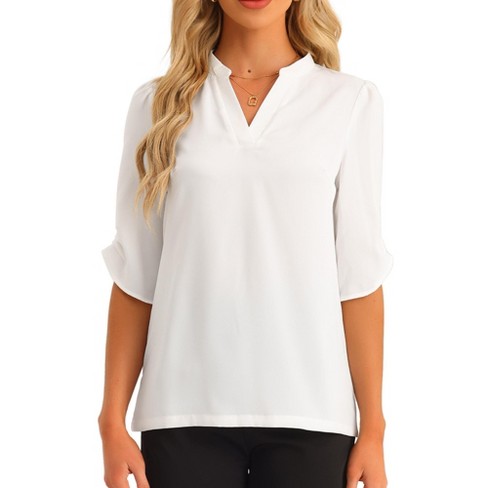 Womens casual work clearance shirts