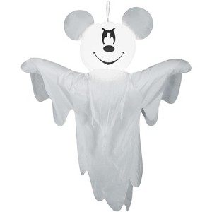 Disney Airblown Inflatable Hanging Mickey as Ghost Disney, 4 ft Tall, White - 1 of 3