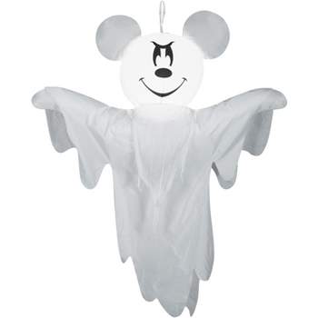 Disney Airblown Inflatable Hanging Mickey as Ghost Disney, 4 ft Tall, White