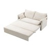 VASIP 59.5" Pull-Out Sleeper Sofa Bed - Convertible Corduroy Couch with USB-C Charging for Apartments & Small Spaces - 4 of 4