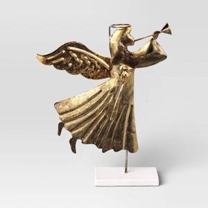 Christmas Metal Gold Angel Decor - Wondershop™ - 1 of 3