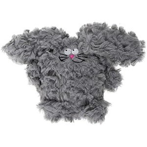 goDog PlayClean Rabbit Squeaky Plush Dog Toy with Odor-Eliminating Essential Oils, Chew Guard Technology - Gray, Small - 1 of 1