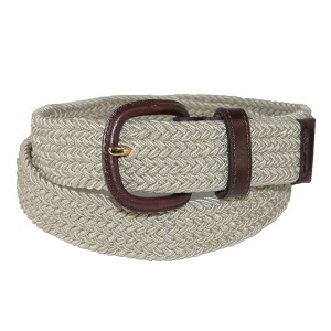 Aquarius Men's Elastic Stretch Belt with Covered Buckle (Big & Tall Available) - 1 of 4