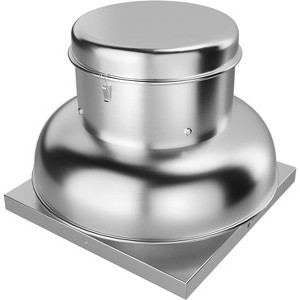 Coucheta 2400CFM Upblast Roof Exhaust Fan, High-Speed Direct Drive, Upgraded Motor, 27.36" Fan Base, Silent Operation & Weather-Resistant Design - 1 of 4