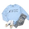 Simply Sage Market Life Is Better With My Boys Heart Sweatshirt - 3 of 4