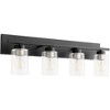 Quorum Lighting Carter 4 - Light Vanity in  Matte Black - 2 of 4