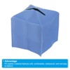 Unique Bargains Bathroom Office Car PU Leather Square Decorative Holder Dispenser Tissue Box Cover 5" x 5" - 3 of 4