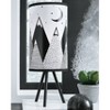 Signature Design by Ashley Manu Table Lamp Black/White: Tripod Base, Powder-Coated Finish, UL Listed - 2 of 3