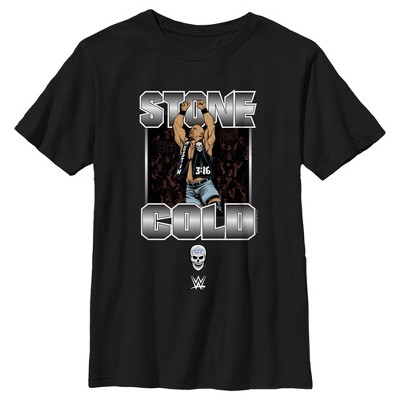 Boy's Wwe Stone Cold Steve Austin Signature Photo T-shirt : Target