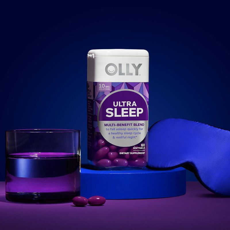 OLLY Ultra Strength Sleep Aid Softgels - 60ct, 3 of 9