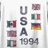 Team Gear Vintage Statue Of Liberty USA 1994 Women's White Crew Neck Short Sleeve Crop Top-XXL - 4 of 4