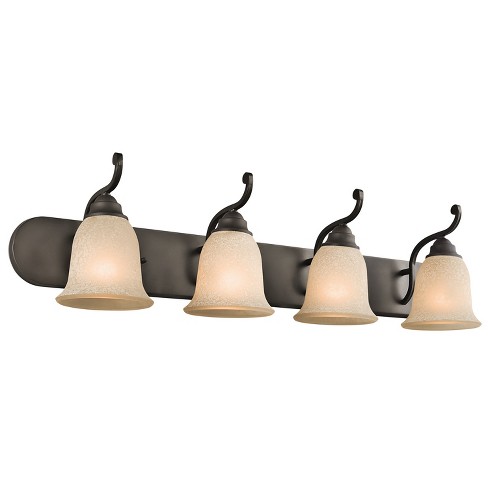 Kichler 45424 Camerena 36 Wide 4 Bulb Bathroom Lighting Fixture Olde Bronze Target