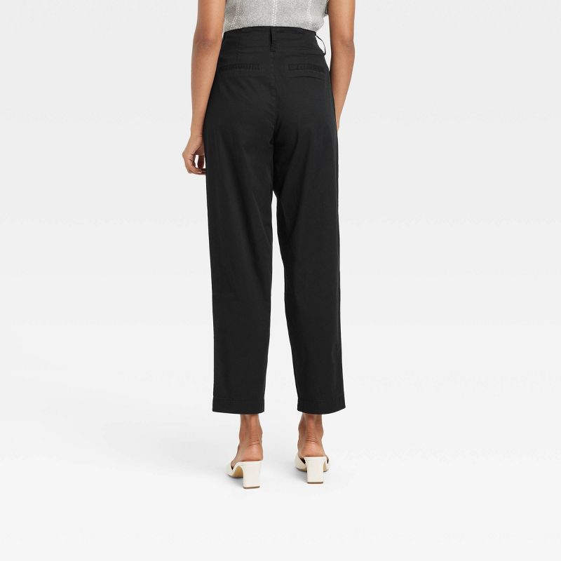 Women's Pleat Front Tapered Chino Pants - A New Day™, 2 of 4