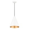 Livex Lighting Dulce 1 - Light Pendant in  Shiny White/Polished Chrome - 4 of 4