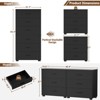 Aheaplus Closet Storage Cabinet 2 Set with 6 Drawers, Night Stand with Storage, 6-Drawers Dressers - 4 of 4