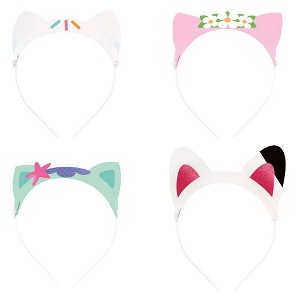 4ct Gabby's Dollhouse Paper Headbands Glitter - 1 of 4