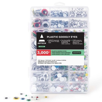 Arteza Googly Eyes Set - 3000 Pieces