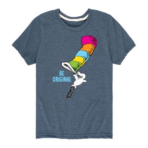 Boys' - Dr. Seuss - Cat in The Hat Be Original Short Sleeve Graphic T-Shirt - 1 of 4