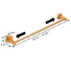 Gold 3-Piece Adjustable Aluminum Towel Bar Set for Bathrooms - 16 to 27 Inches - 4 of 4