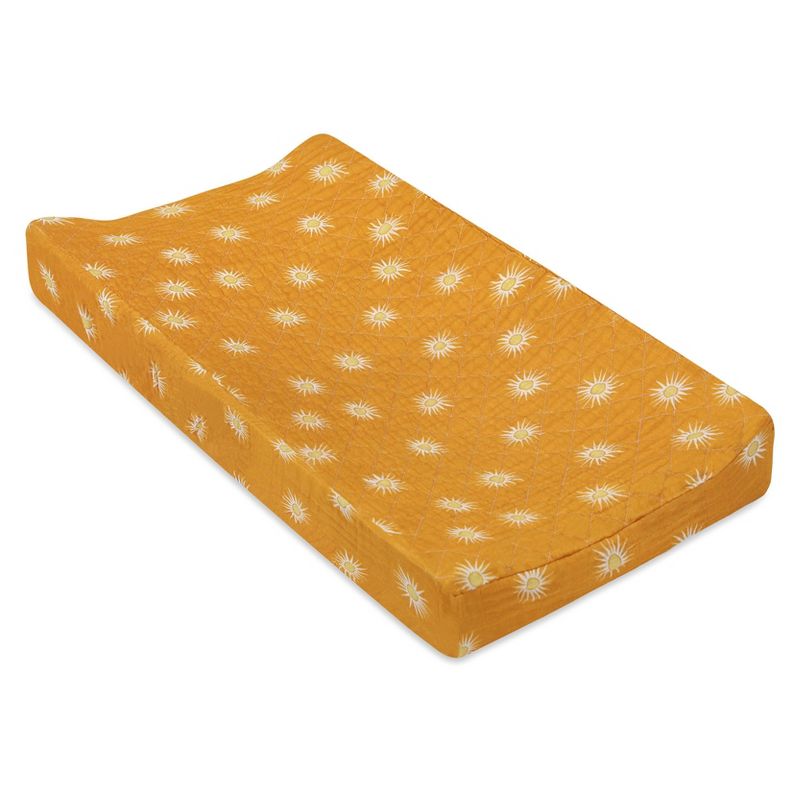 Babyletto Golden Hour Quilted Muslin Changing Pad Cover, 2 of 6