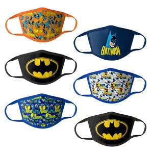 Batman Kids Face Masks - 6PK - 1 of 1