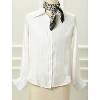 Allegra K Women's Animal Leopard Print Silk Feeling Square Scarves Kerchief Neckerchief Bandana - 2 of 4