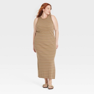 Women's Rib-Knit Maxi Bodycon Dress - Universal Thread™