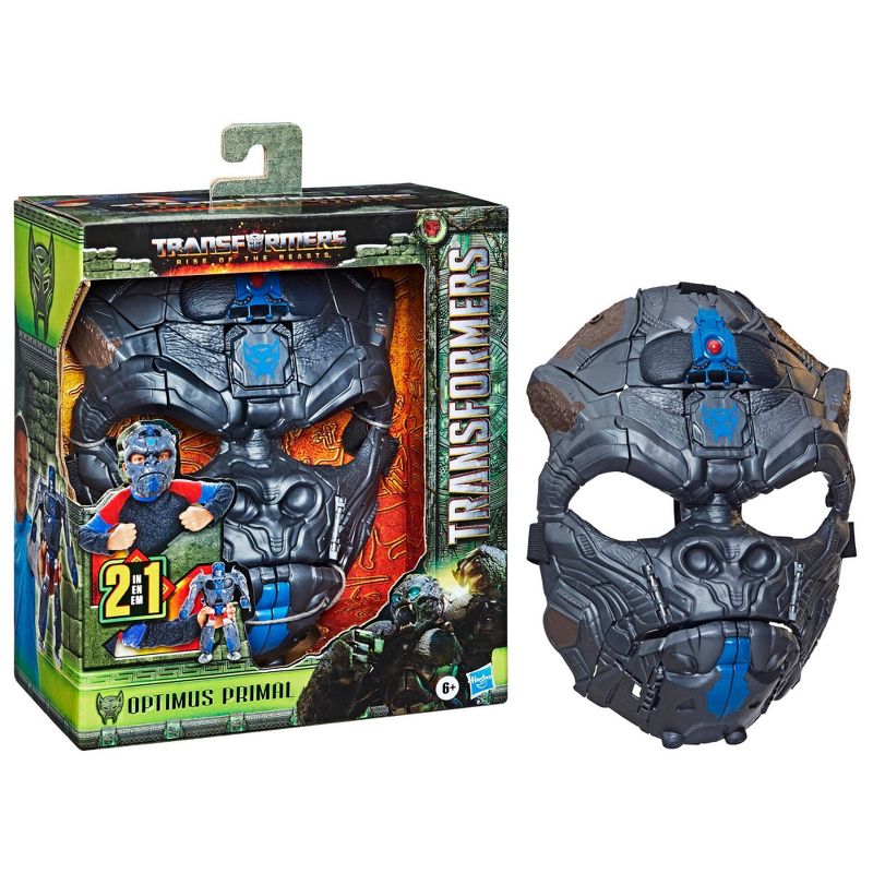 Transformers Rise of the Beasts 2-in-1 Optimus Primal Role Play Mask, 1 of 17