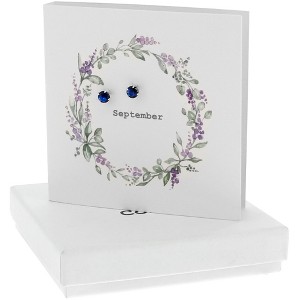 Pavilion Gift Company - September - 5mm Sterling Silver Cubic Zirconia Stud Earrings - Earrings - 1 of 4