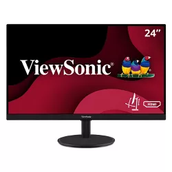 ViewSonic VA2447-MHJ 24 Inch Full HD 1080p Monitor with Advanced Ergonomics, Ultra-Thin Bezel, AMD FreeSync, 75Hz, Eye Care, and HDMI, VGA Inputs for