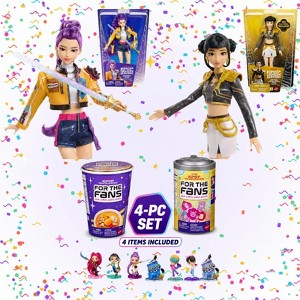 Mattel KPop Demon Hunters Rumi Doll Singing Zoey & 2 Mystery Figures 4 ...
