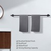 WOWOW 36 in. Stainless Steel Wall Mounted Single Towel Bar in Brushed Nickel - 3 of 4