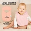 KeaBabies 8-Pack Hallo Baby Drool Bibs , Baby Bibs for Boys, Girls, Pull-on Bibs for Baby Boy, Baby Girl, Baby Bib Unisex - 4 of 4