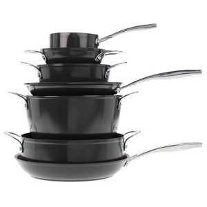 Curtis Stone 14-piece Stacking Cookware Set 764-541 Refurbished - 1 of 4