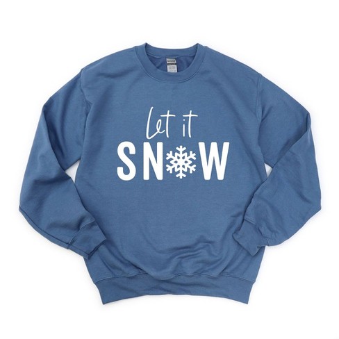 Simply Sage Market Women's Graphic Sweatshirt Let It Snow - image 1 of 4