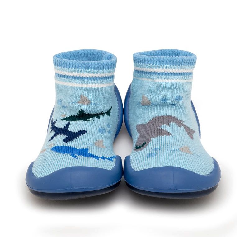 Komuello Baby Boy First Walk Sock Shoes Shark Tank, 2 of 10