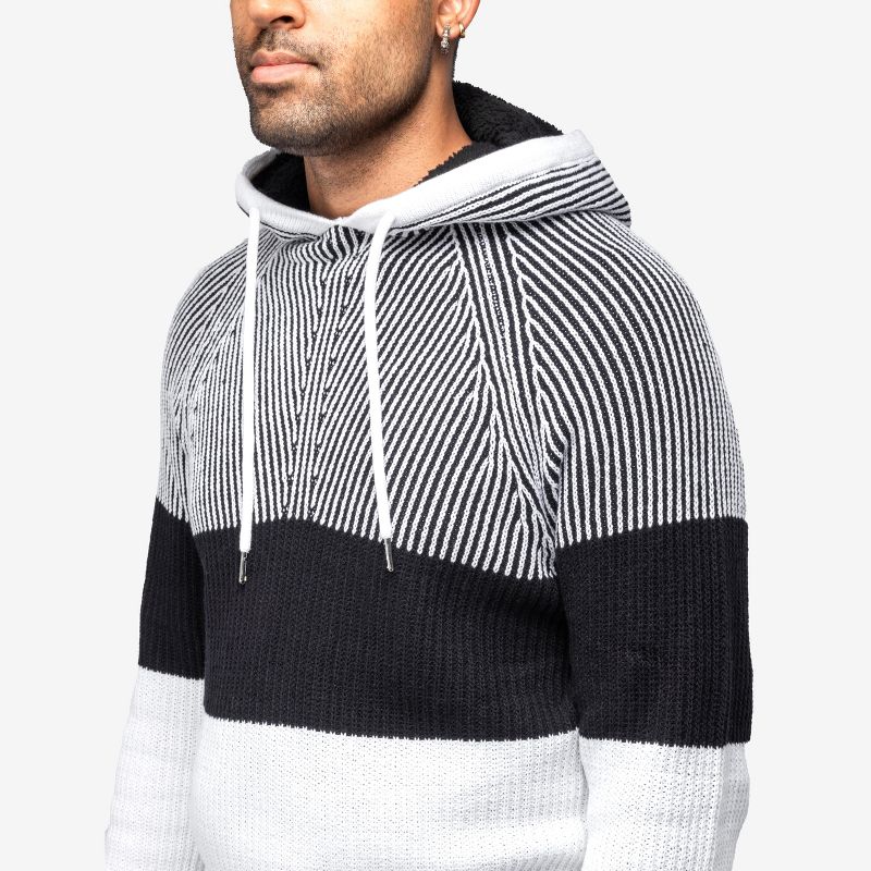 X RAY Men's Regular Fit Fashion Hoodie Knitted Sweater, 4 of 6