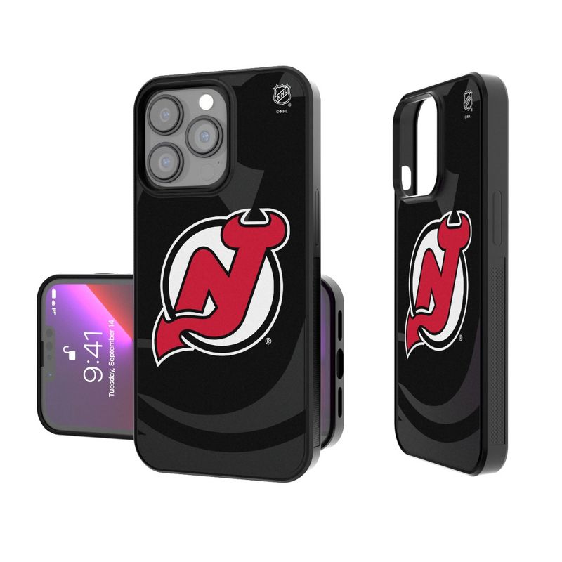 Keyscaper New Jersey Devils Monocolor Tilt Bump Phone Case, 1 of 7