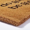 1'6"x2'6" Do Good Be Good Doormat Black - Threshold™ designed with Studio McGee - image 3 of 4