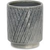 Cheung's Parlora Crossed Diagonal Pattern Straight Side Ceramic Pot - Small - Gray - 2 of 4