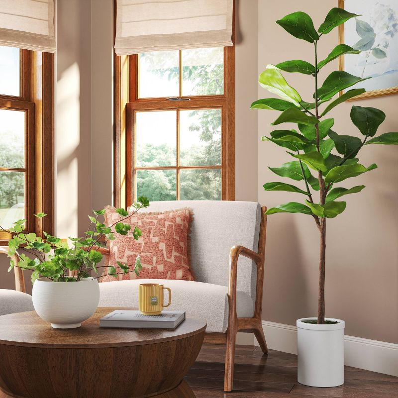 Artificial Fiddle Leaf Tree - Threshold&#8482;, 3 of 6