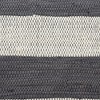 Design Imports Rugby Stripe Chindi - Gray & White - 2 X 3 Ft - 4 of 4