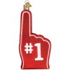 Old World Christmas Blown Glass Ornament for Christmas Tree, Kansas City Chiefs Foam Finger - 3 of 4